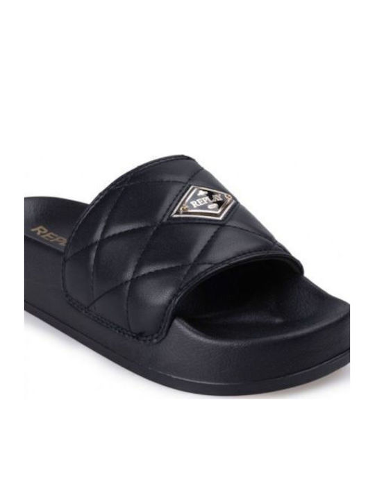 Lotty Slides in Black Colour