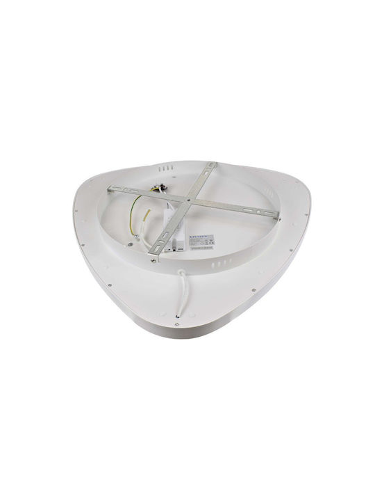 Vivalux Ceiling Light 51cm White with Integrated LED and Remote Control