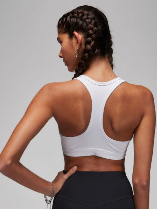 Dri-Fit Γυναικείο Αθλητικό Μπουστάκι Λευκό