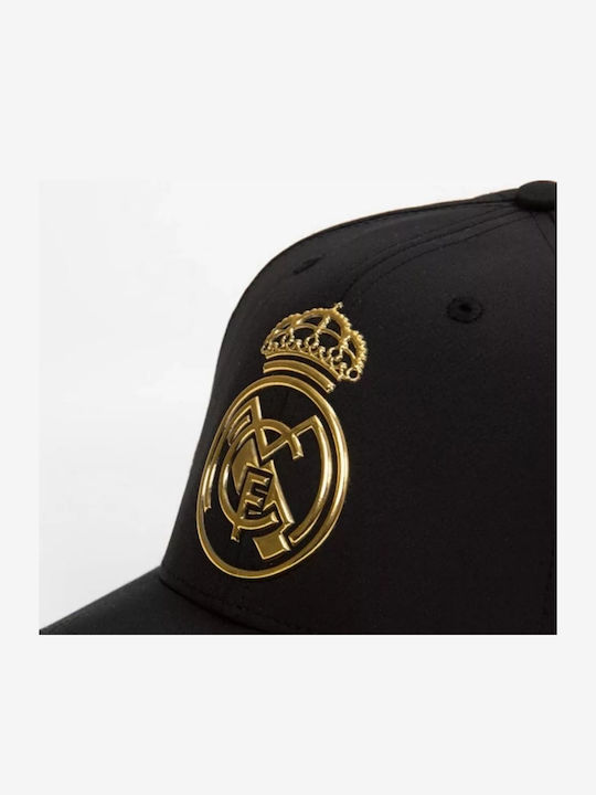 Καπέλο Real Madrid Black Gold Shield Adult Hat