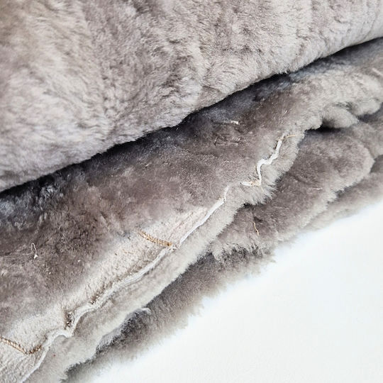 Δέρμα Πρόβατο Μουτόν 120x240cm Μπεζ Pl44be