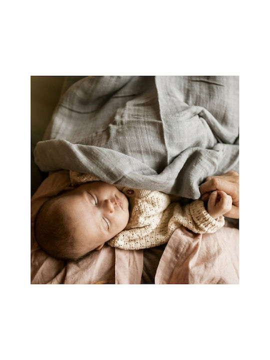 Petite & Mars Klassisches Baby-Soßtuch Beige 120x120cm 2Stücke