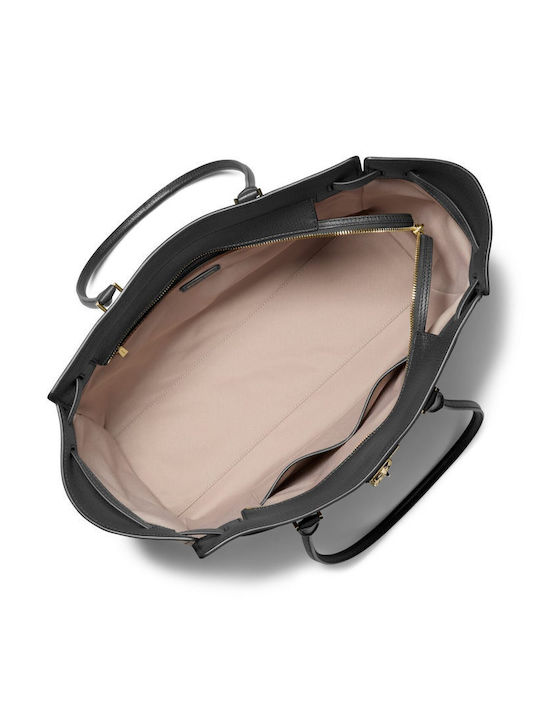 Michael Kors Hamilton Moderne Geantă Tote de Mână din Piele Neagră