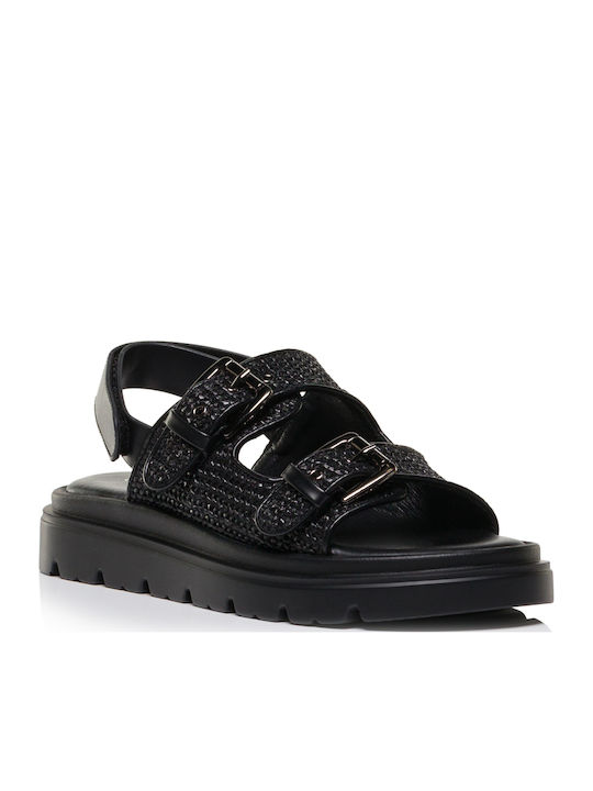 Women's Flat Sandals Black