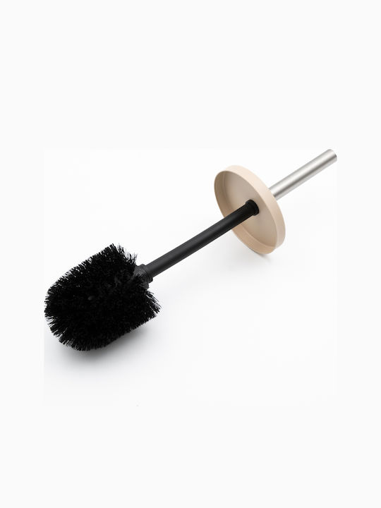 TnS Hotel Classic Metallic Bathroom Toilet Brush Yellow