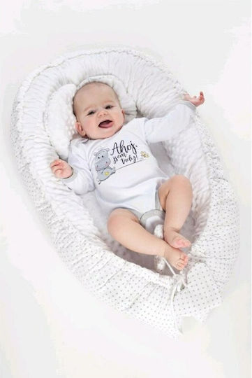 New Baby Baby- und Kinderkissen Nest Minky Bären Blau