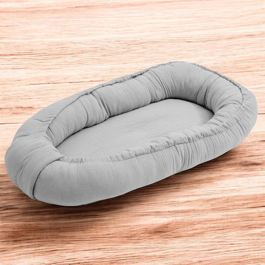 New Baby Perna Pentru Bebeluşi Tip Cuib Gri Deschis 50x80 cm