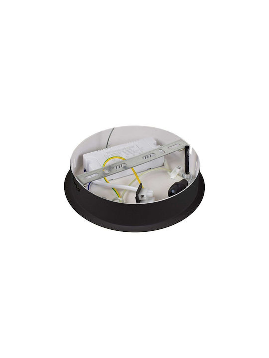 Led Ceiling Pendant Light Alexa-p Φ50cm 55watt Cct Black Viv005256