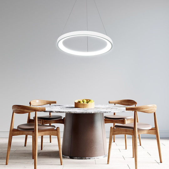 Led Ceiling Pendant Light Alexa-p Φ50cm 55watt Cct White Viv005255