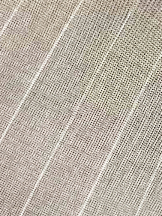 Men's Groom's Suit with Vest Beige