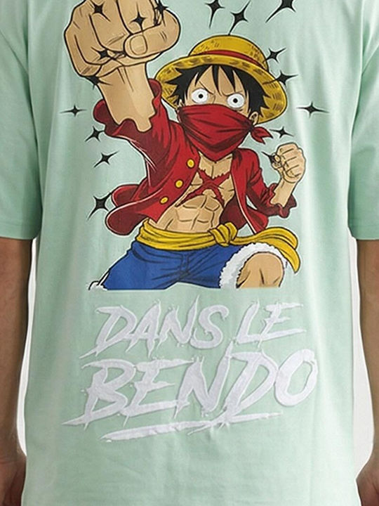 One Piece T-shirt Dans Le Bendo Mint Cs-100-min