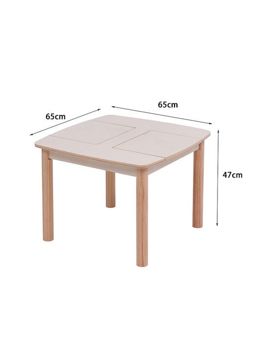 Kids Table for Painting Beige HomeMarkt