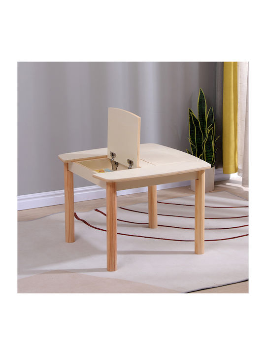 Kids Table for Painting Beige HomeMarkt