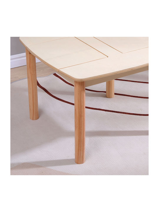 Kids Table for Painting Beige HomeMarkt