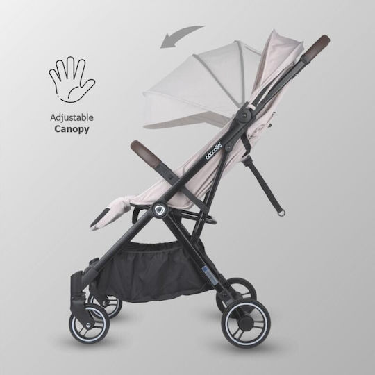 Coccolle Melia Καρότσι Μωρού Kατάλληλο για Nεογέννητο Pearl Mist 6.7kg