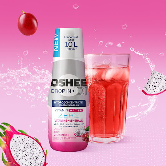 Oshee Drop In Hc Zero Red Grape And Dragon Fruit 500ml