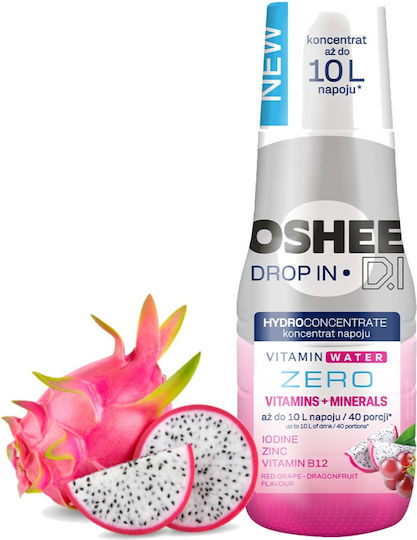 Oshee Drop In Hc Zero Red Grape And Dragon Fruit 500ml