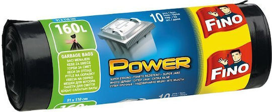 Fino Fino Heavy Duty Trash Bags Capacity 160lt 10pcs Black