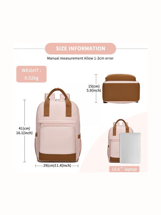 Miss Lulu Backpack Ροζ