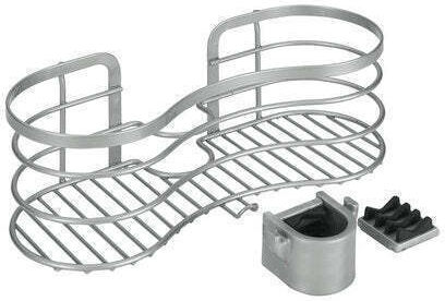 Metaltex Wall Mounted Bathroom Shelf Metallic 29x12x11cm