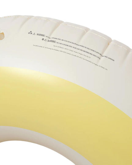 Sunnylife Tube Pool Ring Butter Yellow 9339296072028