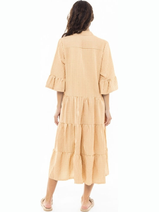 Pink Label Women's Beachwear Caftan Peachskin