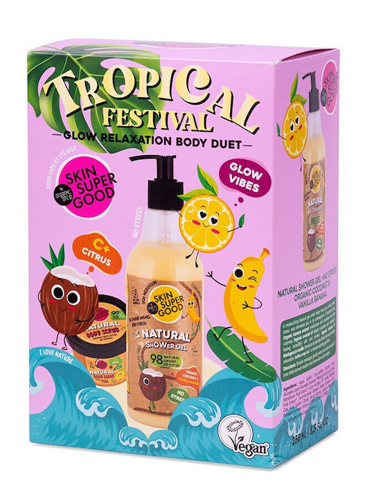 Organic Shop Tropical Festival Σετ Περιποίησης για Καθαρισμό Σώματος Organic Shop Tropical Festival Σετ Περιποίησης για Καθαρισμό Σώματος