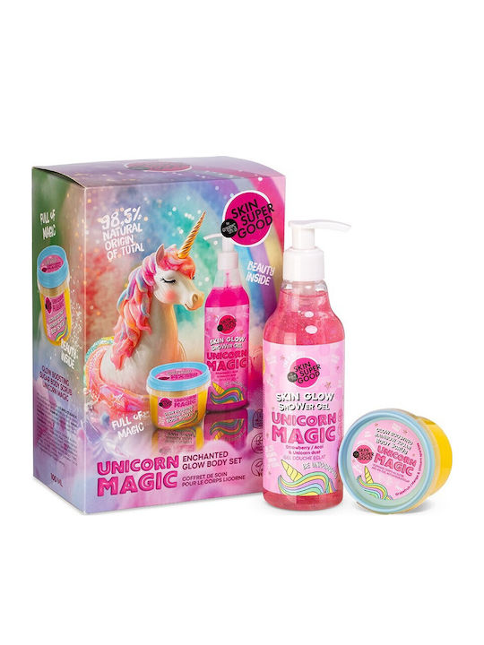 Natura Siberica Unicorn Magic Skin Care Set for Body Cleaning & Brightening 2 Pieces