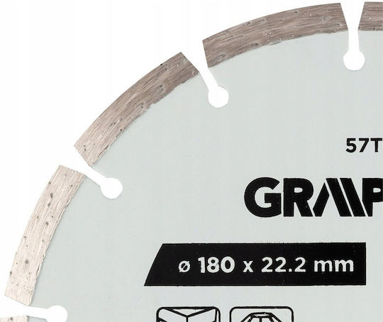 Graphite Schleifscheibe Für Baumaterialien 180mm