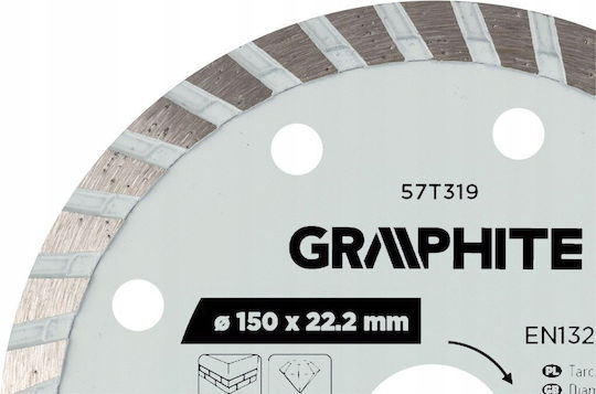 Graphite Turbo Cutting Disc for Construction Materials 150mm