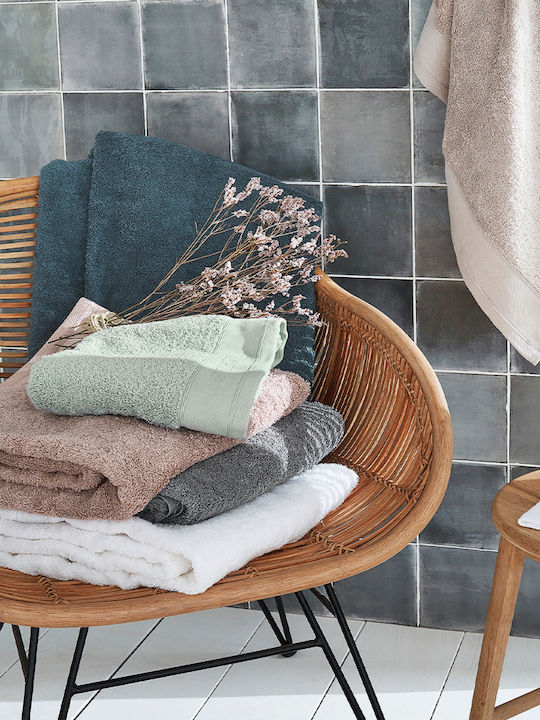 Nydel Paris Badetuch Körper 100x150cm Grau Gewicht 700gr/m²