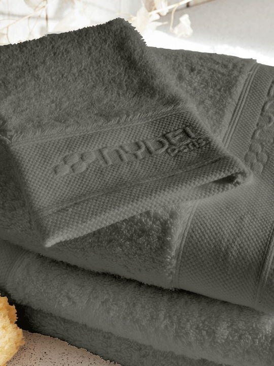 Nydel Paris Badetuch Körper 100x150cm Grau Gewicht 700gr/m²