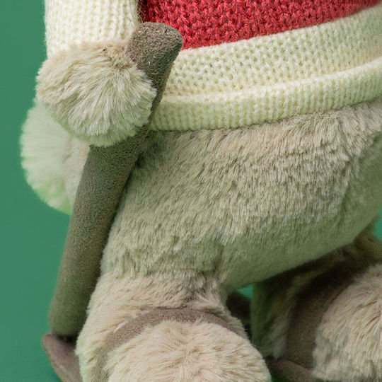 Jellycat Soft Toy Bashful Bunny Gold Medal Ski Outfit-bas3bsk