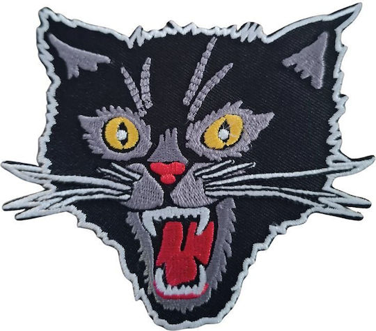 Ραφτό Wild Cat Woven Iron On Embroidered Patch Cat66ptc