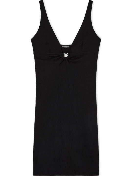 Καλοκαιρινό Mini Βραδινό Φόρεμα Black