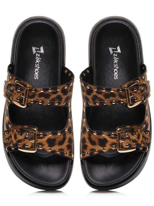 Women's Flat Sandals Brown