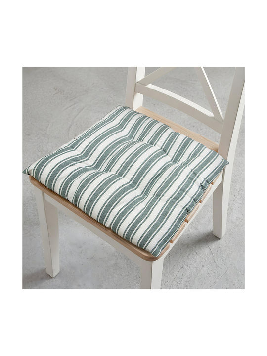 Lino Home Gartenstuhlkissen Nubbie Grünes 40x40cm