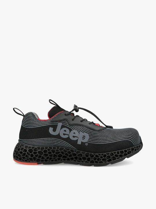 Σκαρπίνια Ασφαλείας S1 Jeep Avenger Jeep 7300-100 Μαύρο