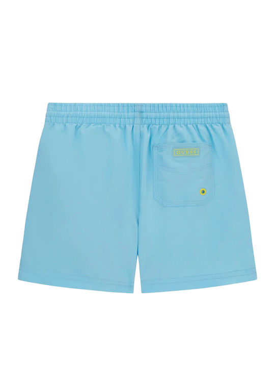 Guess Kids Swimwear Swim Shorts Fb3v/azure Fluo
