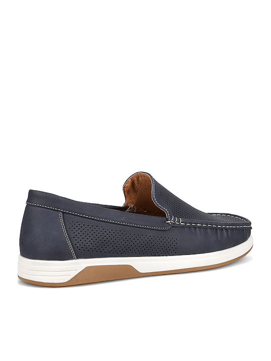 Men's Loafers In Blue Colour