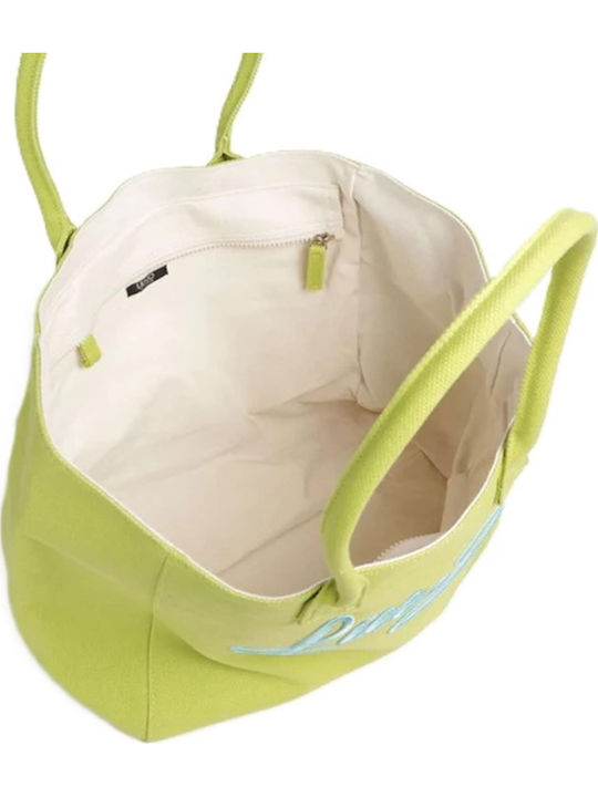 Liu Jo Fabric Beach Bag with Scarf Green