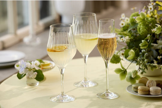 Lyngby Glas Комплект Чаши за Шампанско Кристални На Столчета 230мл 4 броя Lyngby Glas Комплект Чаши за Шампанско Кристални На Столчета 230мл 4 броя