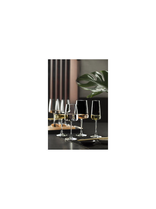 Lyngby Glass Set Glasses for White Wine Crystal Goblet 430ml 4 Pieces