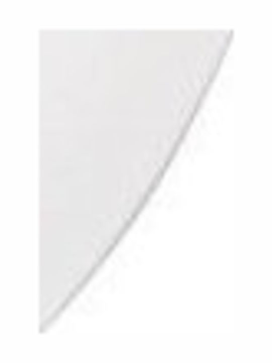Lumarko Luna Deep Glass Serving Plate White with Diameter 21cm