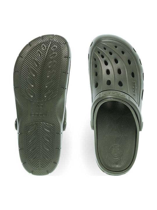 Coqui Herren Holzschuhe Grüne