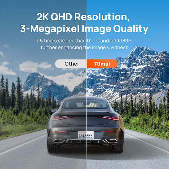 70Mai M310 Plus 2K Car DVR Camera 1440P Wi-Fi