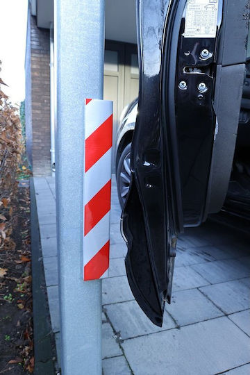 Carpoint Protective Foam Corner Stickers White Red 40x12x1.5cm 2 Pcs 2237827
