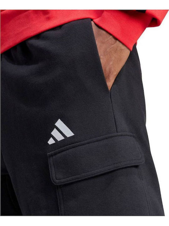 Essentials Feel Cozy French Terry Cargo Men's Shorts Black