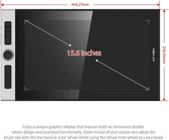 XP-Pen Innovator 16 Zeichentablett mit Bildschirmauflösung FHD