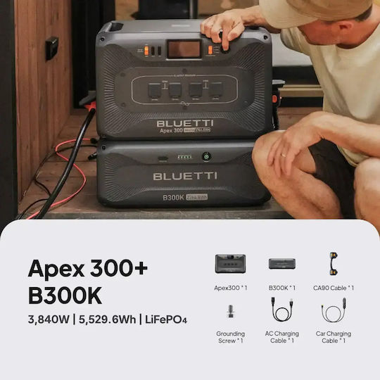 Bluetti Apex 300 + B300K Batteriepacks Kraftwerk 2764,8Wh